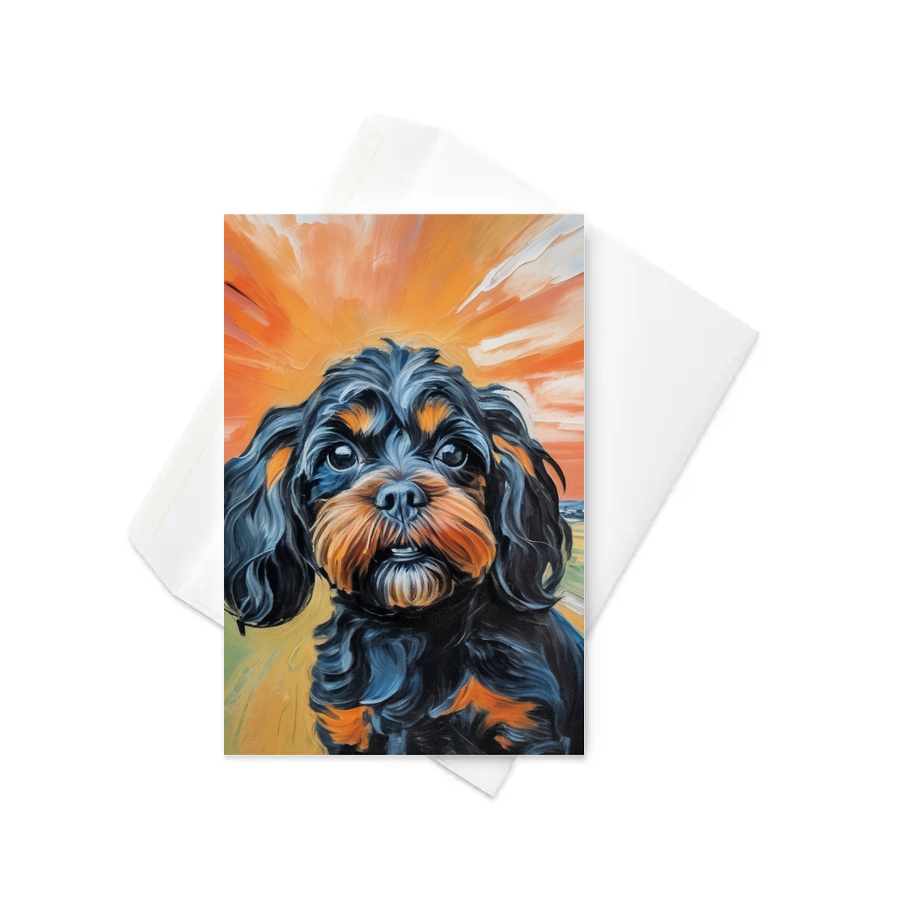 PugMug Custom Lily Greeting Card