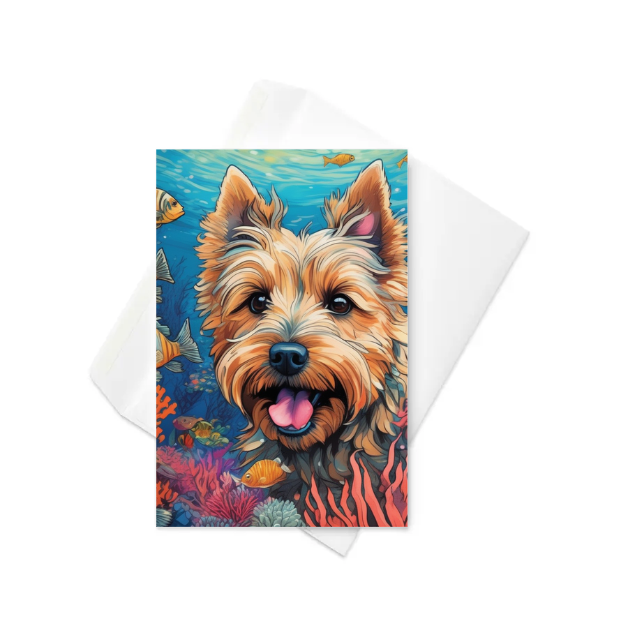 PugMug Custom Cairn Terrier Greeting Card