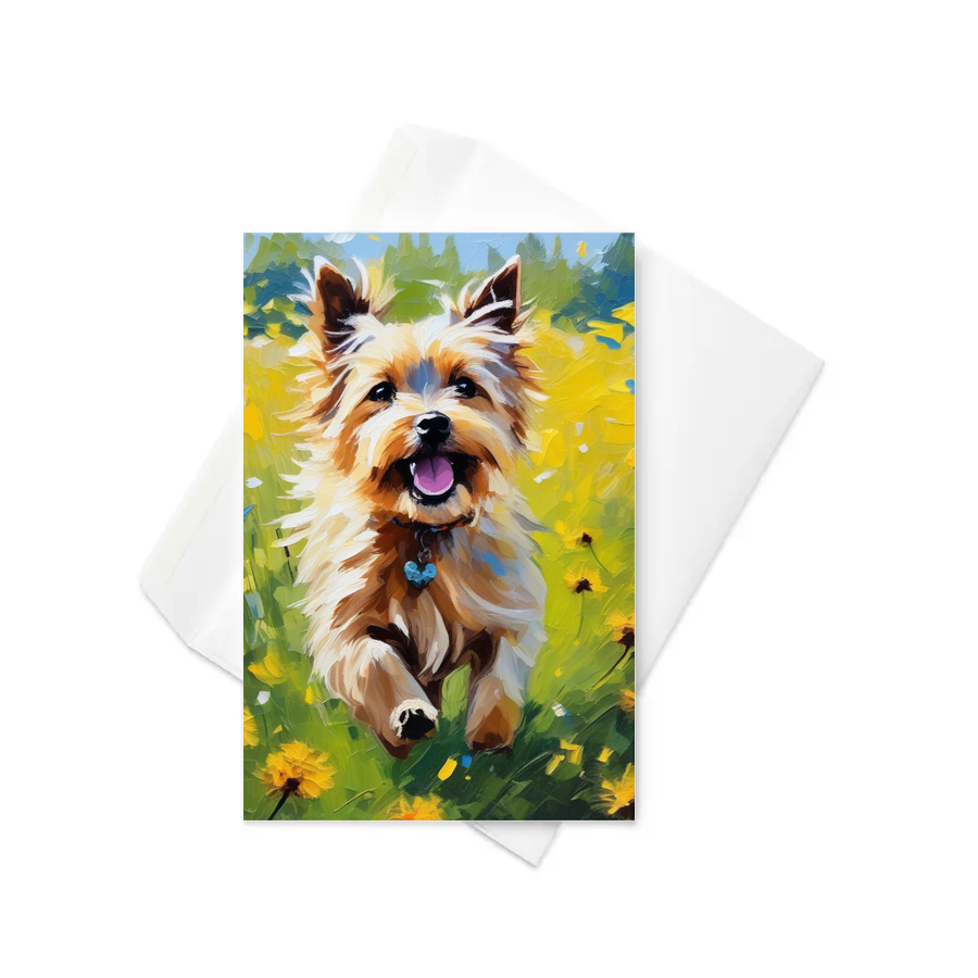 PugMug Custom Cairn Terrier Greeting Card