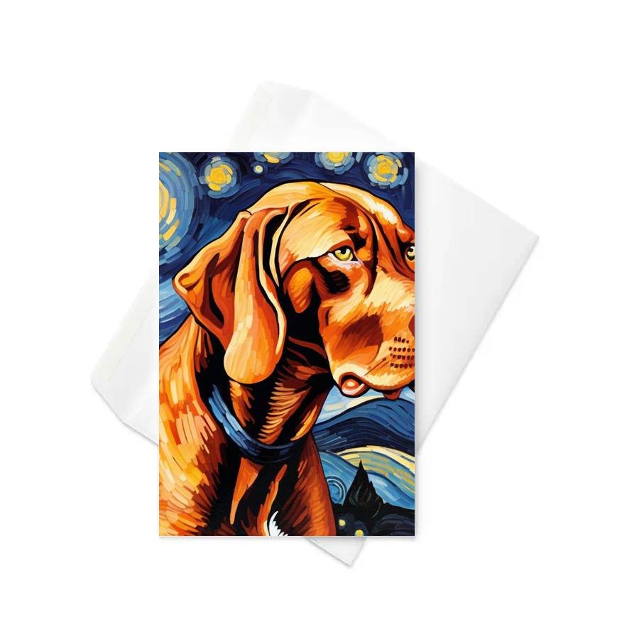 PugMug Custom Vizsla Greeting Card