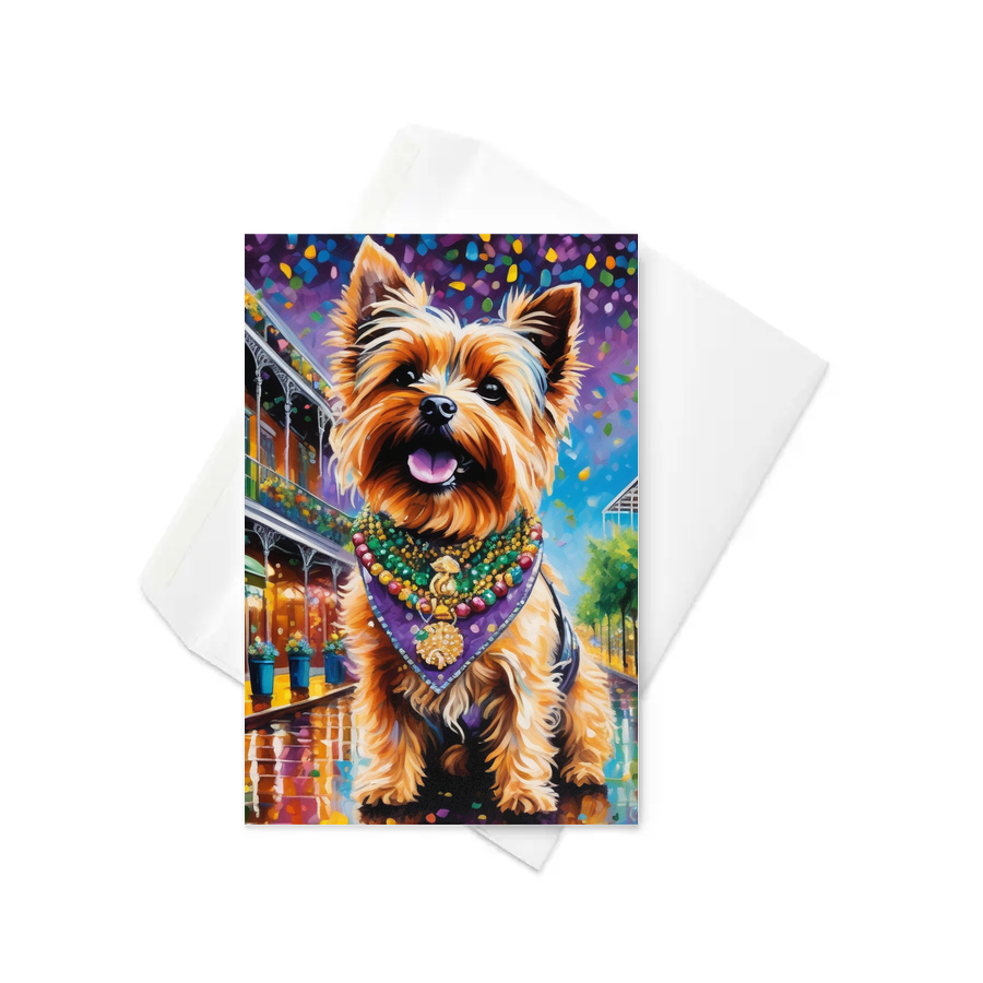 PugMug Custom Cairn Terrier Greeting Card
