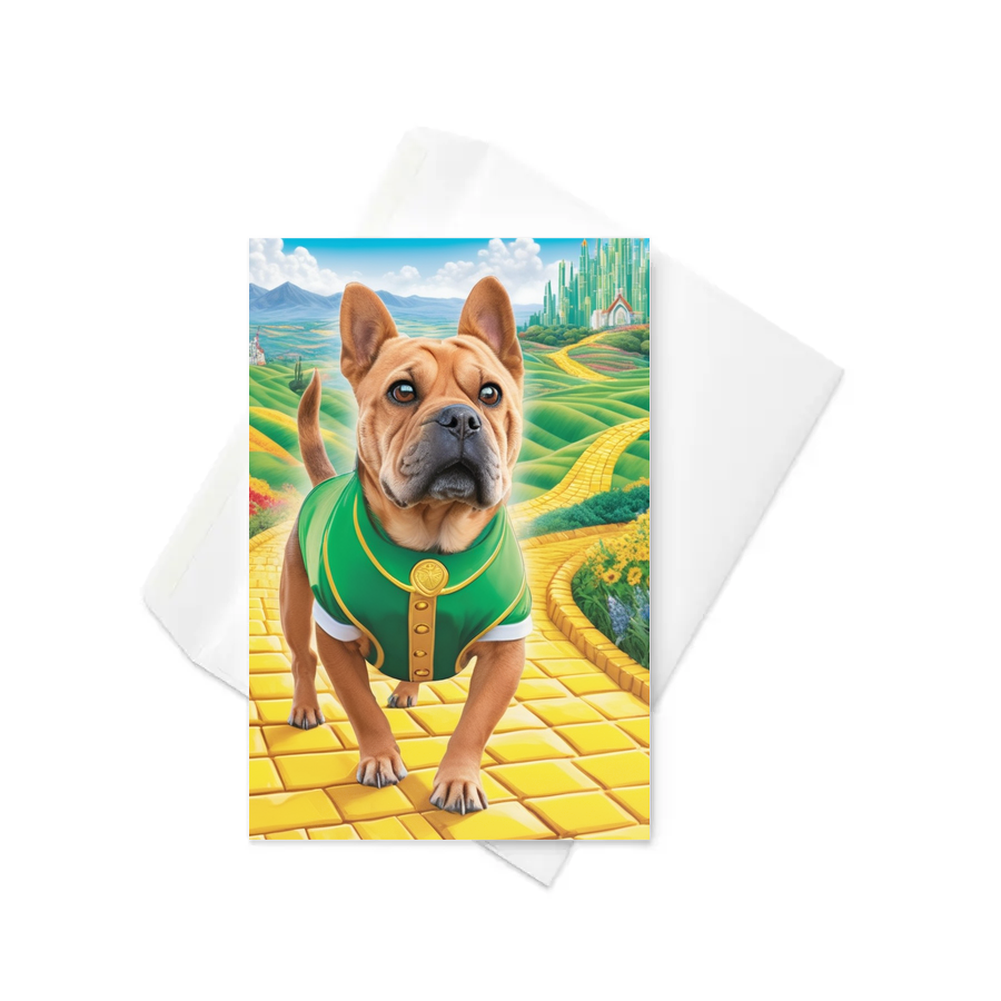 PugMug Custom Halina Greeting Card
