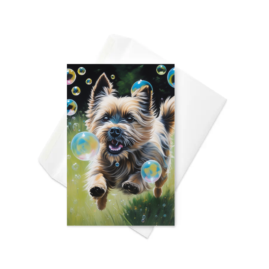 PugMug Custom Cairn Terrier Greeting Card
