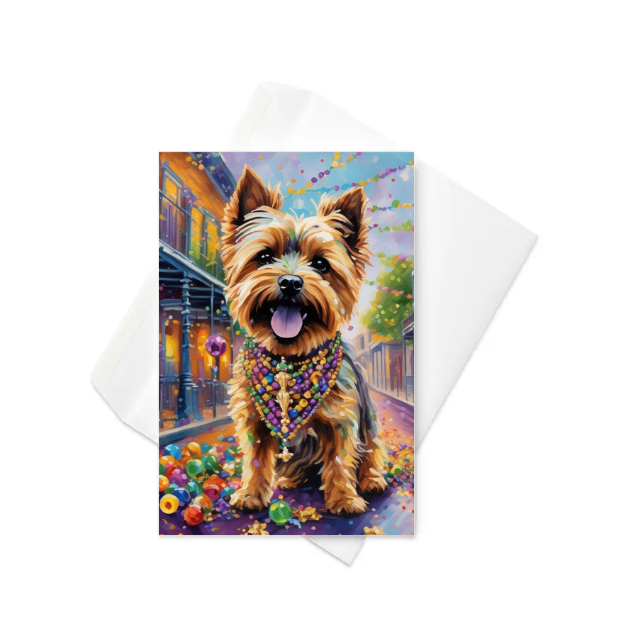 PugMug Custom Cairn Terrier Greeting Card