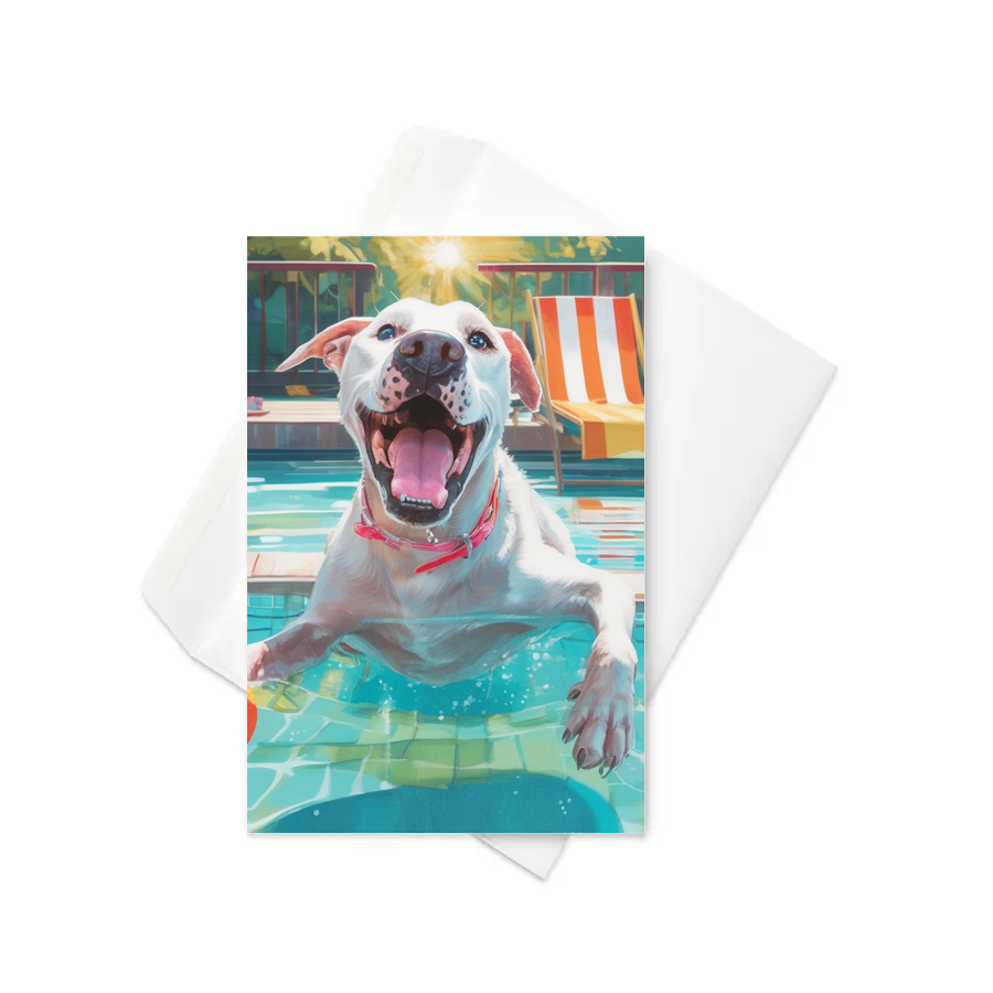 PugMug Custom Melody Greeting Card