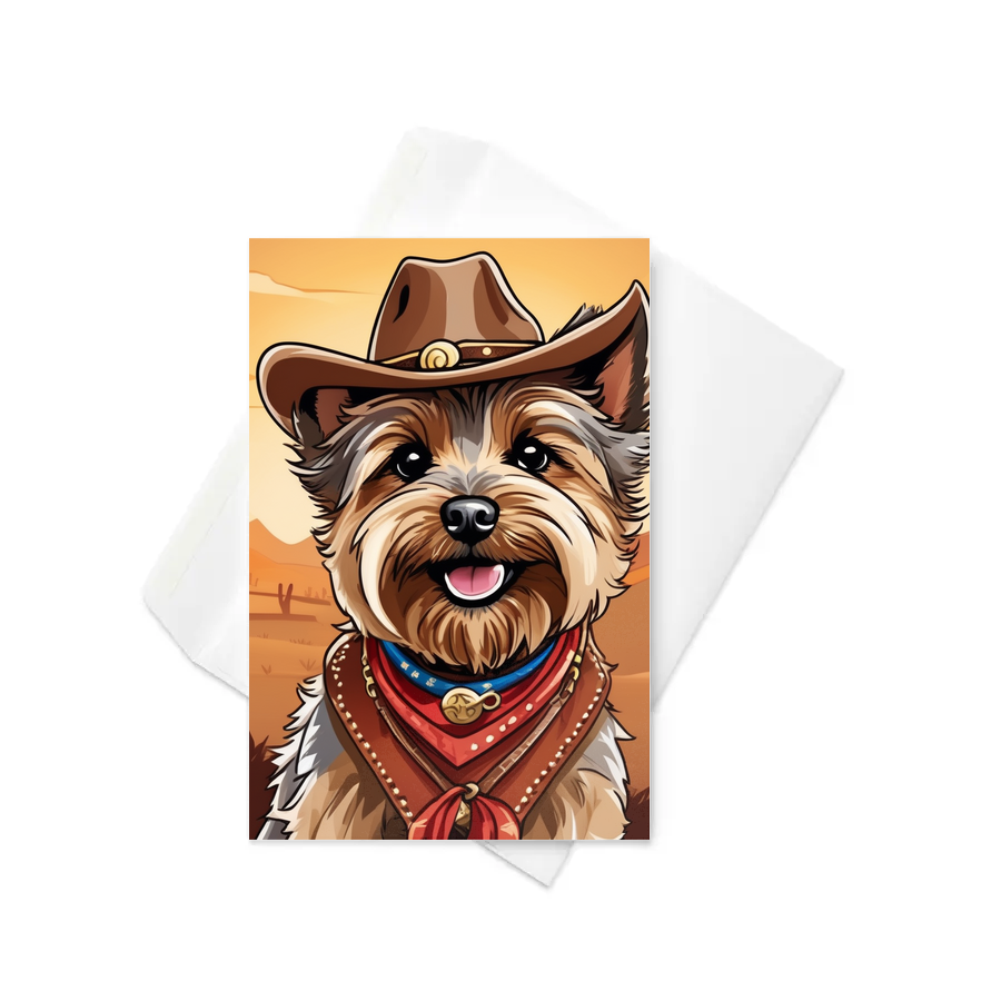 PugMug Custom Cairn Terrier Greeting Card