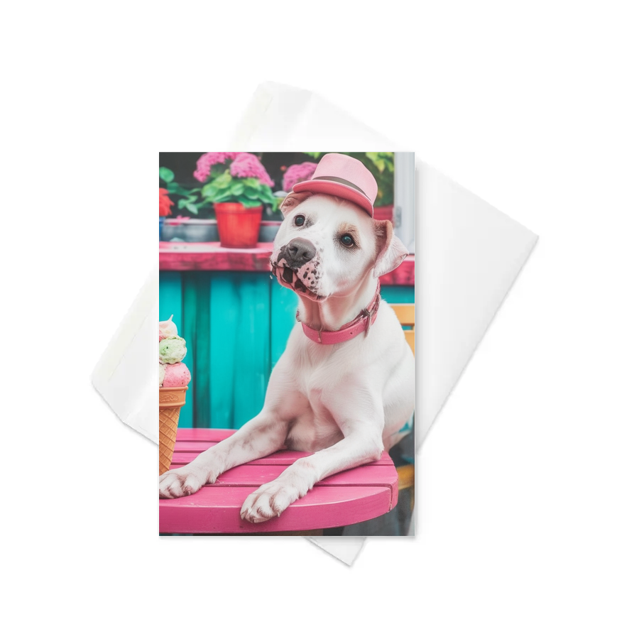 PugMug Custom Melody Greeting Card