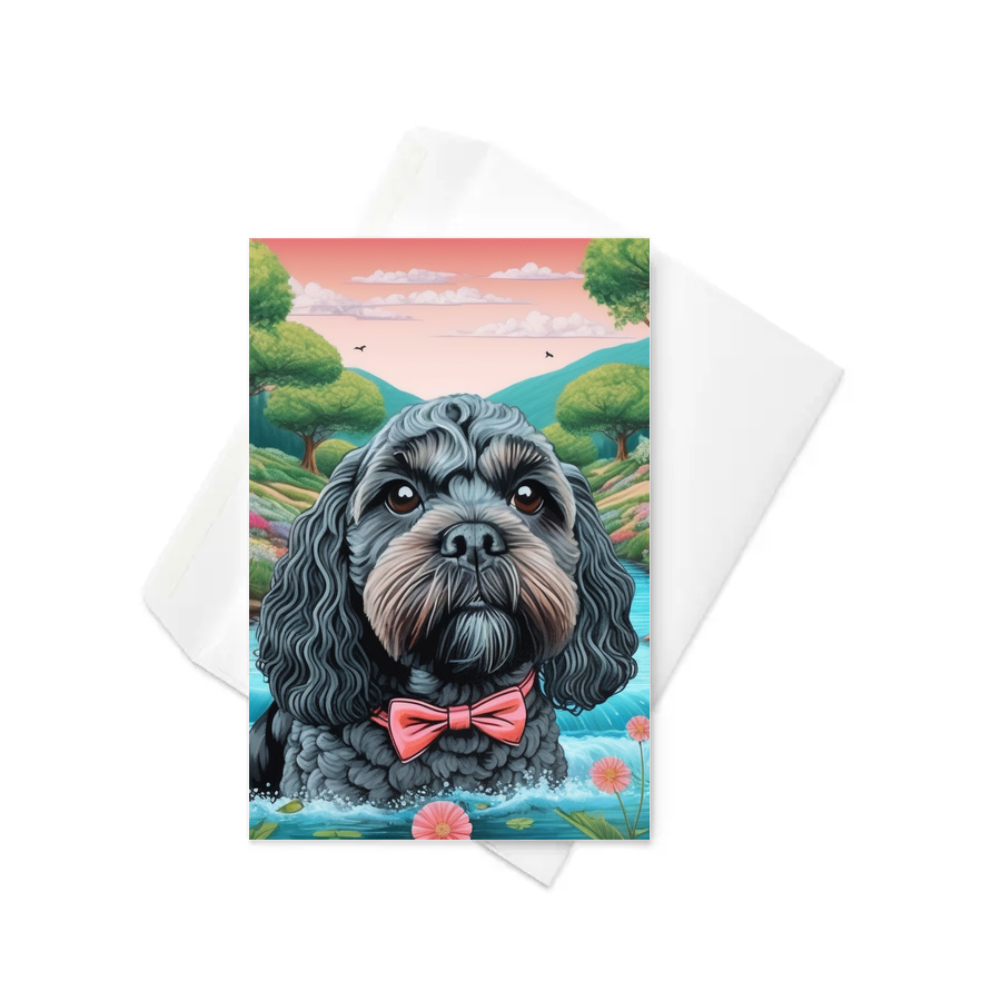 PugMug Custom Lily Greeting Card
