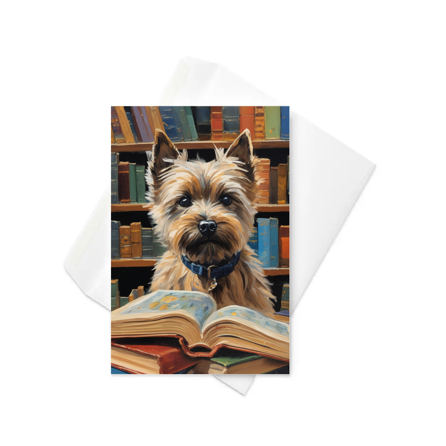 PugMug Custom Cairn Terrier Greeting Card