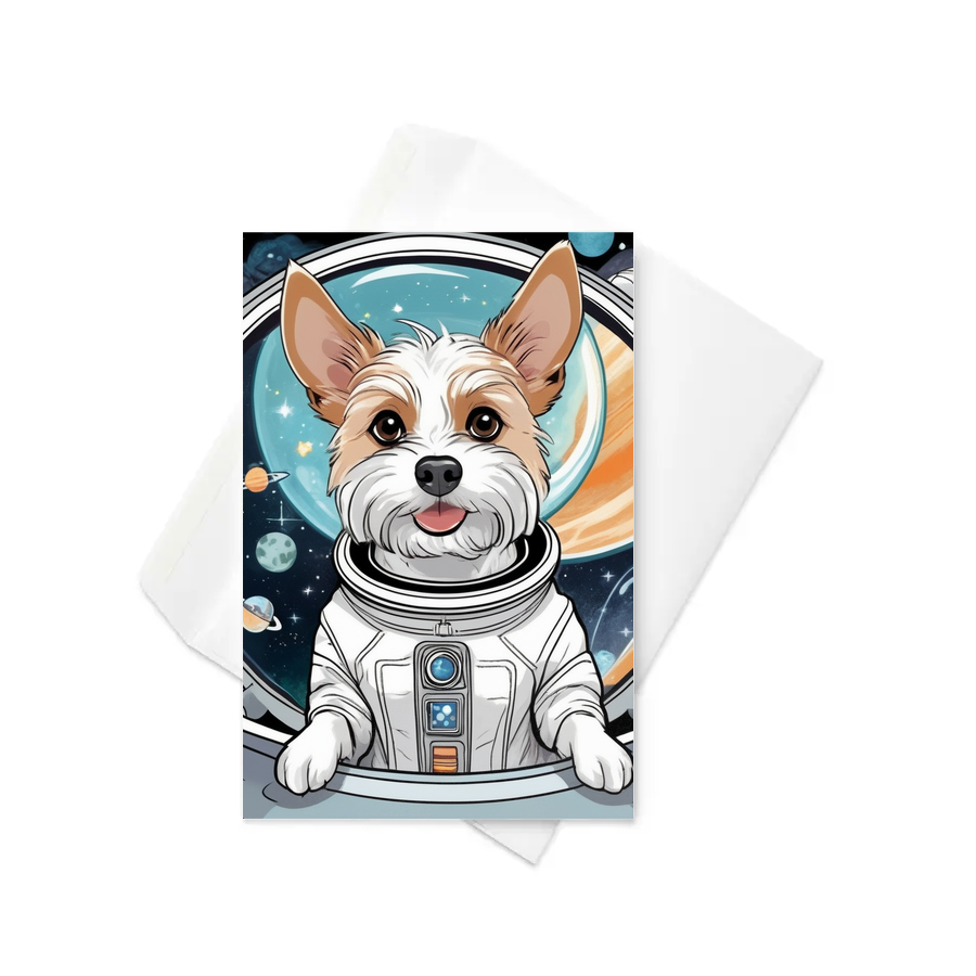 PugMug Custom Luna Greeting Card