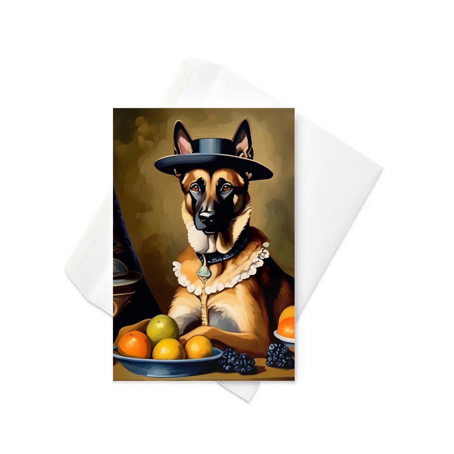 PugMug Custom Belgian Malinois Greeting Card