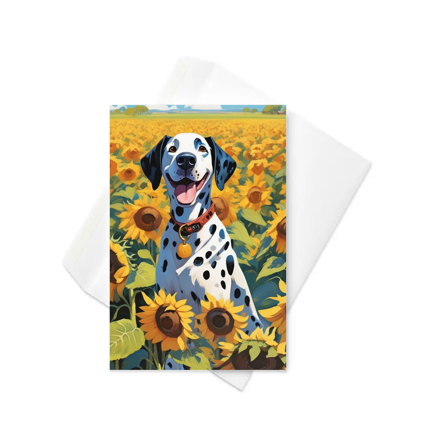 PugMug Custom Dalmatian Greeting Card