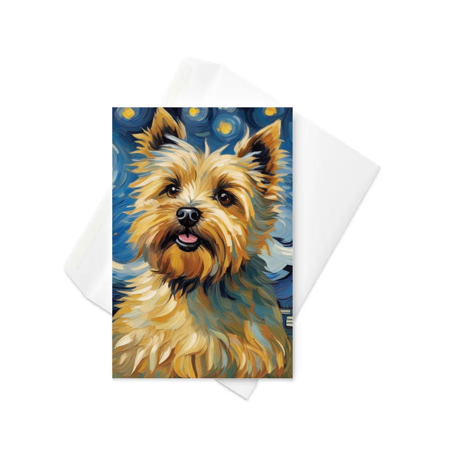 PugMug Custom Cairn Terrier Greeting Card