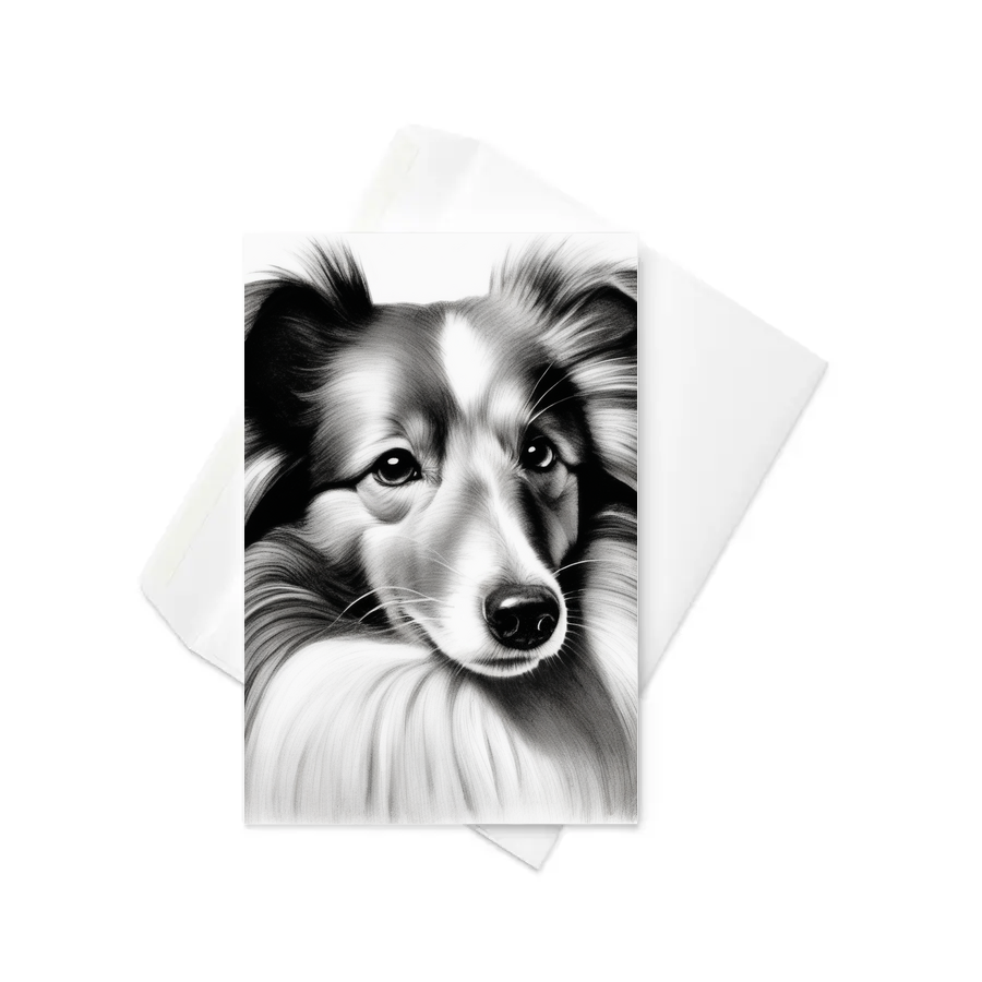 PugMug Custom Shetland Sheepdog Greeting Card