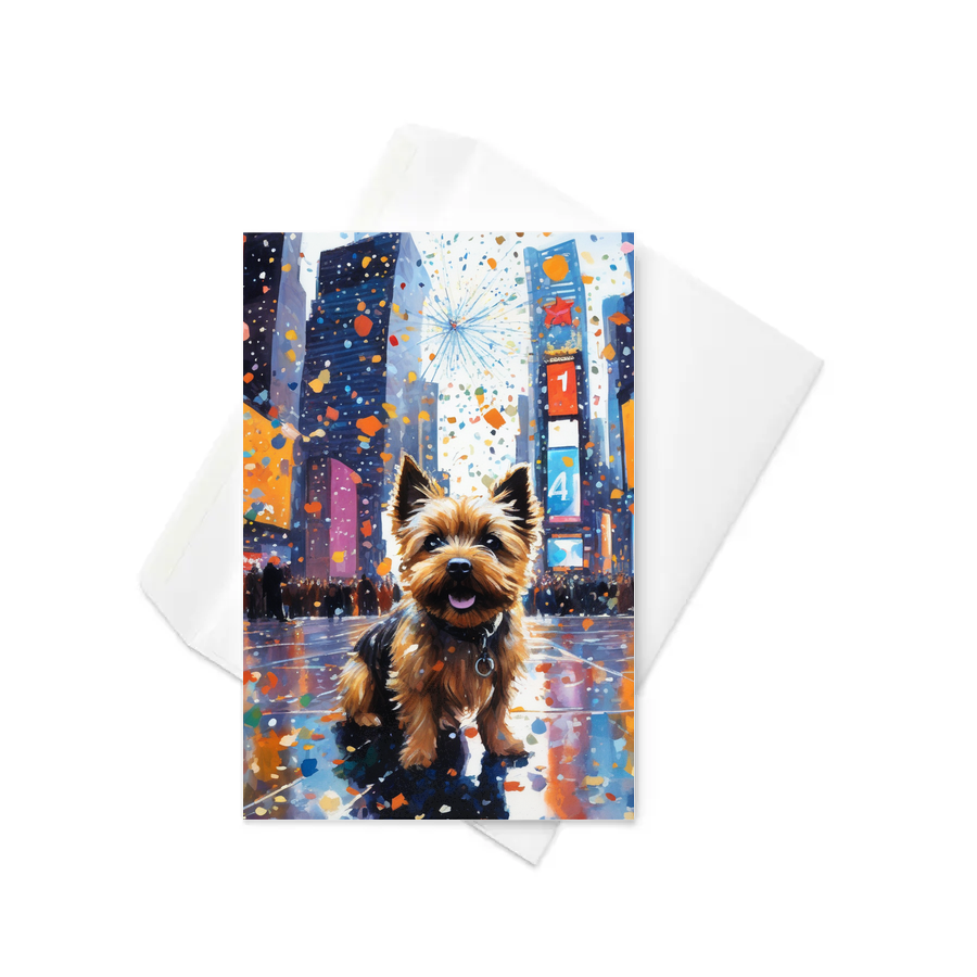PugMug Custom Cairn Terrier Greeting Card