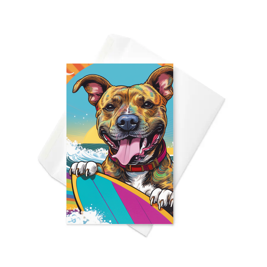 PugMug Custom Tony Hawk Greeting Card