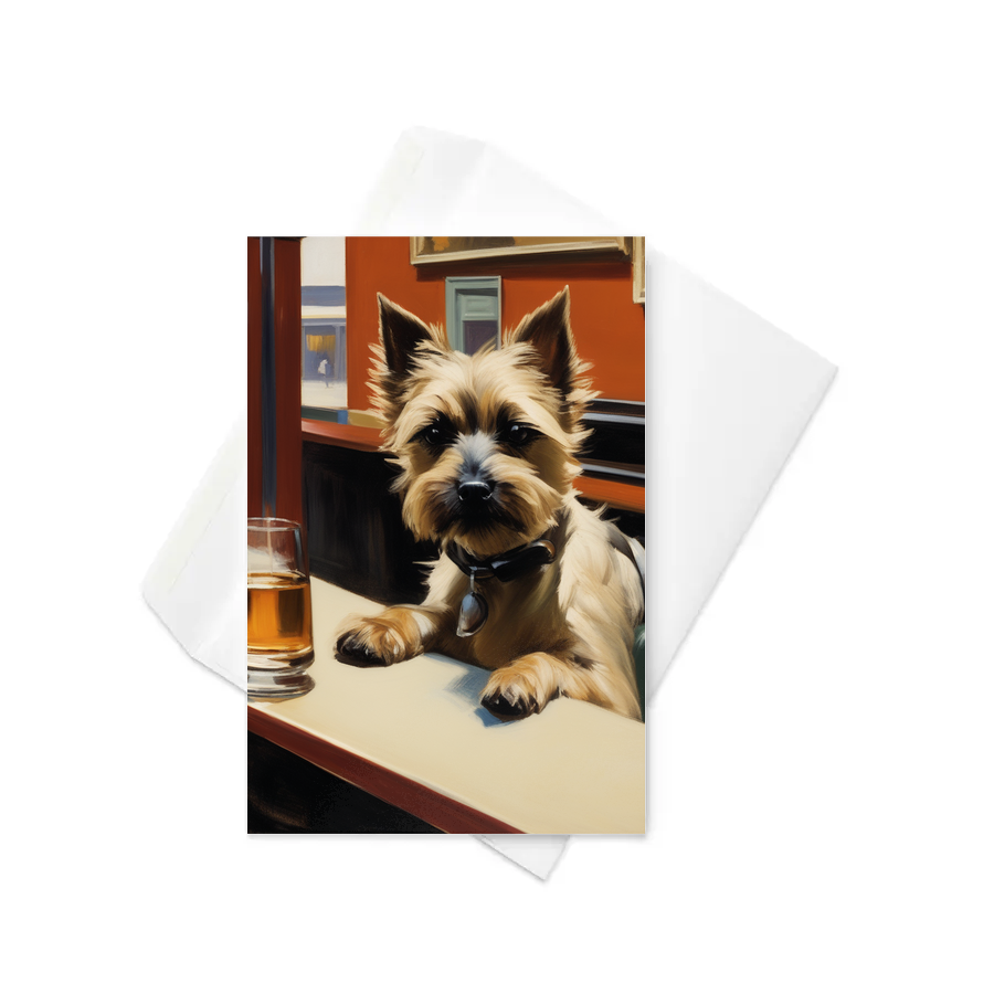 PugMug Custom Cairn Terrier Greeting Card