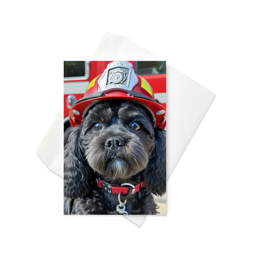 PugMug Custom Lily Greeting Card