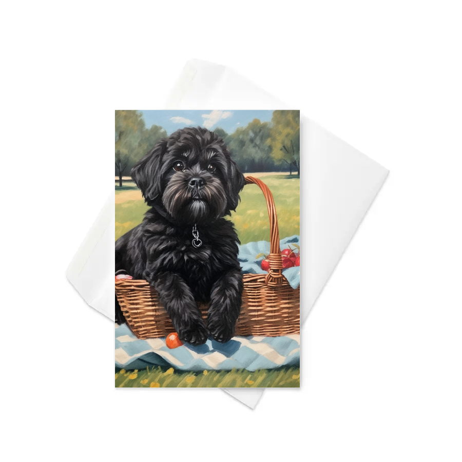 PugMug Custom Lily Greeting Card