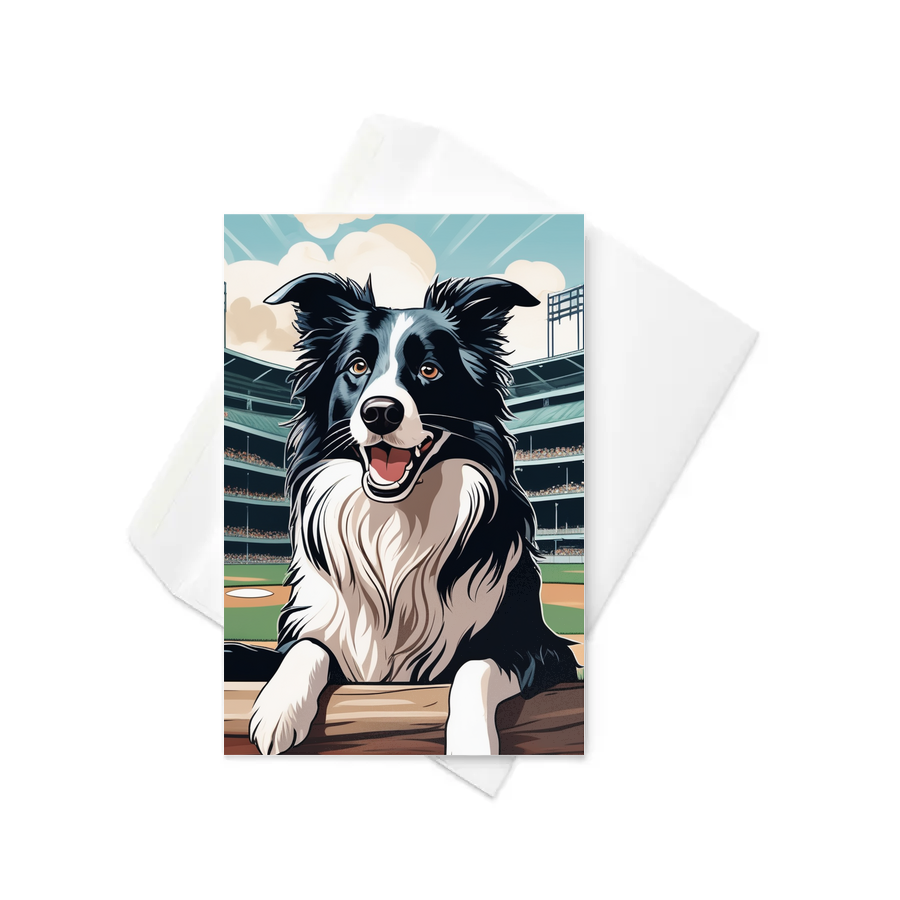 PugMug Custom Border Collie Greeting Card