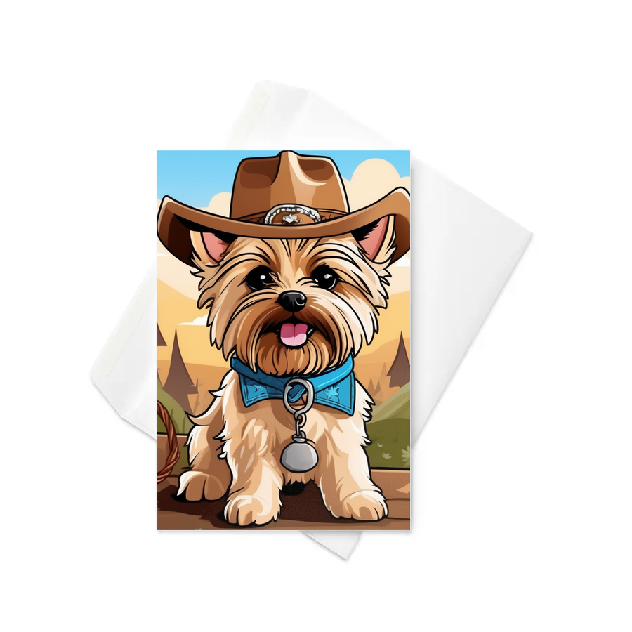 PugMug Custom Cairn Terrier Greeting Card