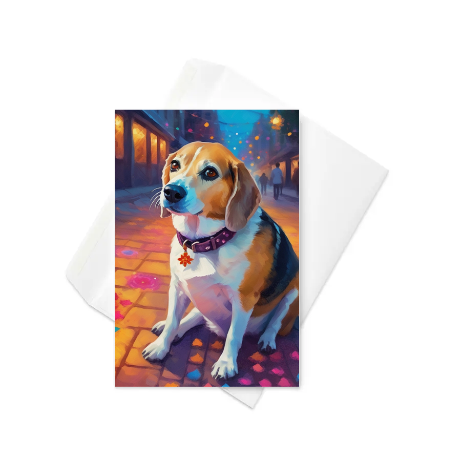 PugMug Custom Munchkin Greeting Card