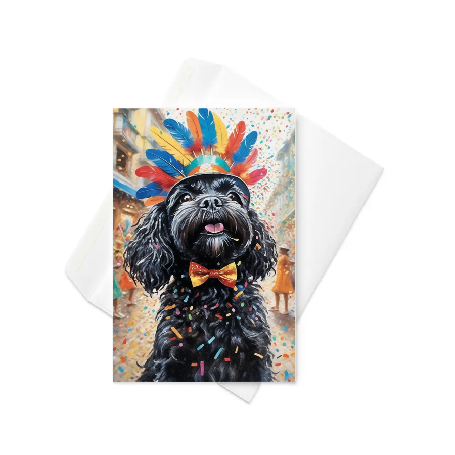 PugMug Custom Lily Greeting Card