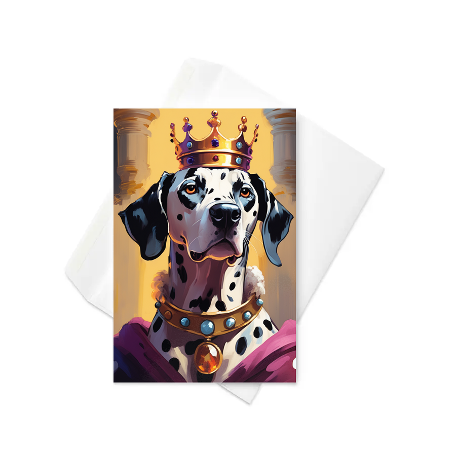 PugMug Custom Dalmatian Greeting Card