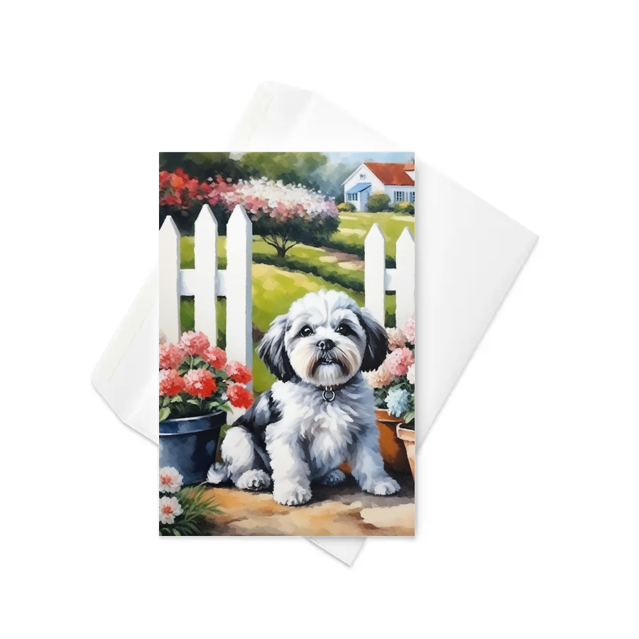 PugMug Custom Lily Greeting Card