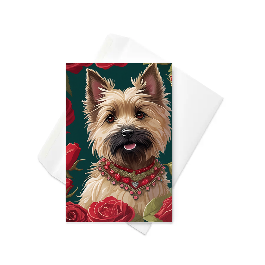 PugMug Custom Cairn Terrier Greeting Card