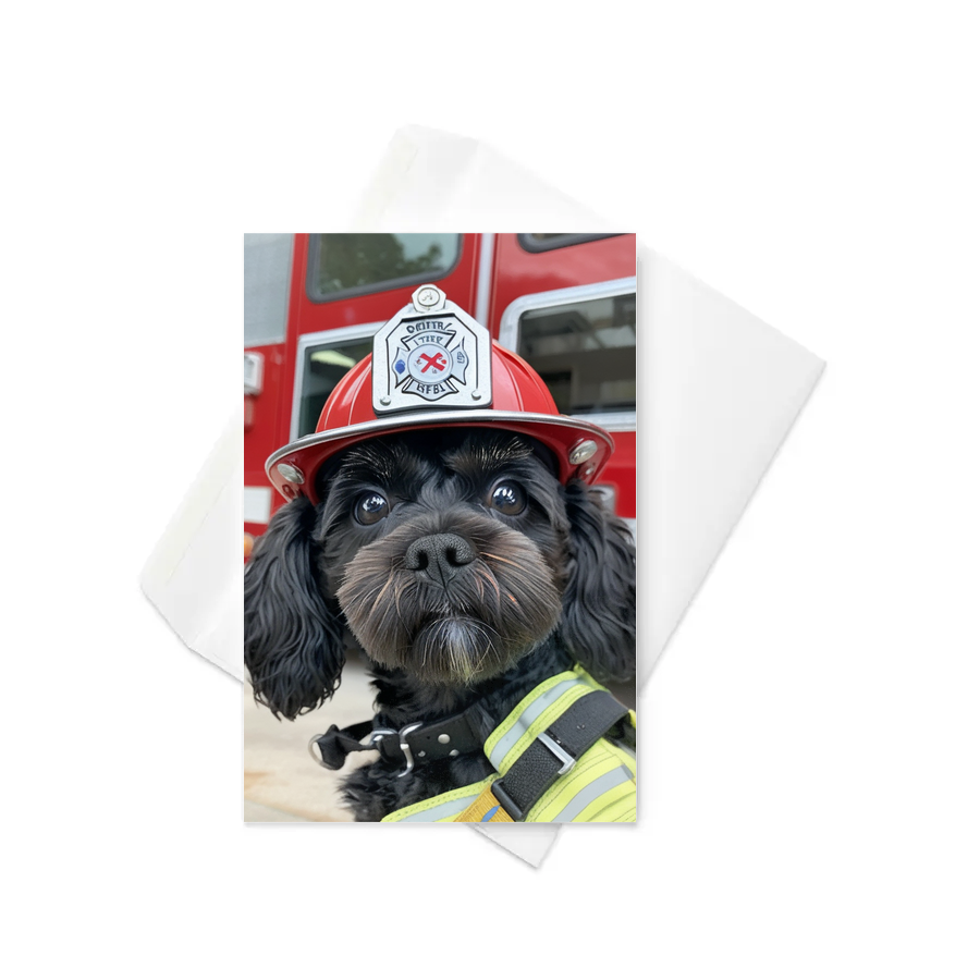 PugMug Custom Lily Greeting Card