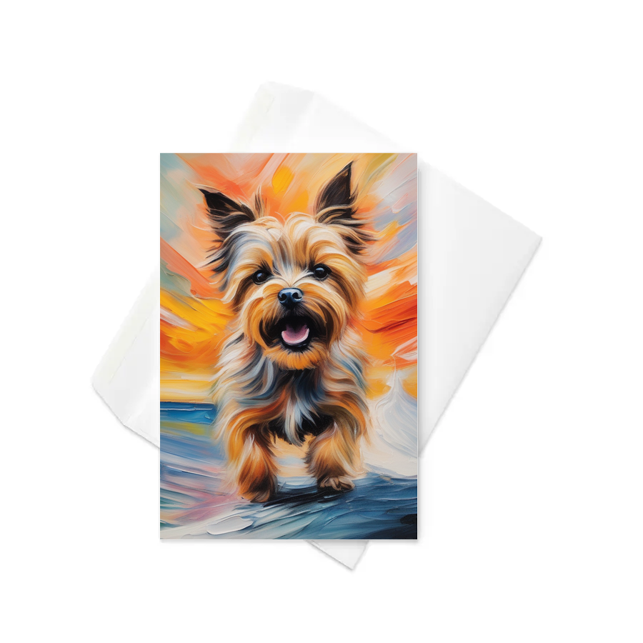 PugMug Custom Cairn Terrier Greeting Card