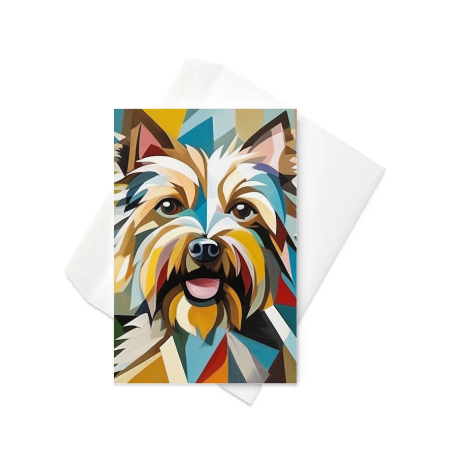 PugMug Custom Cairn Terrier Greeting Card