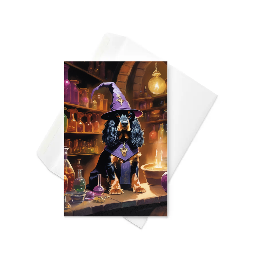 PugMug Custom English Cocker Spaniel Greeting Card