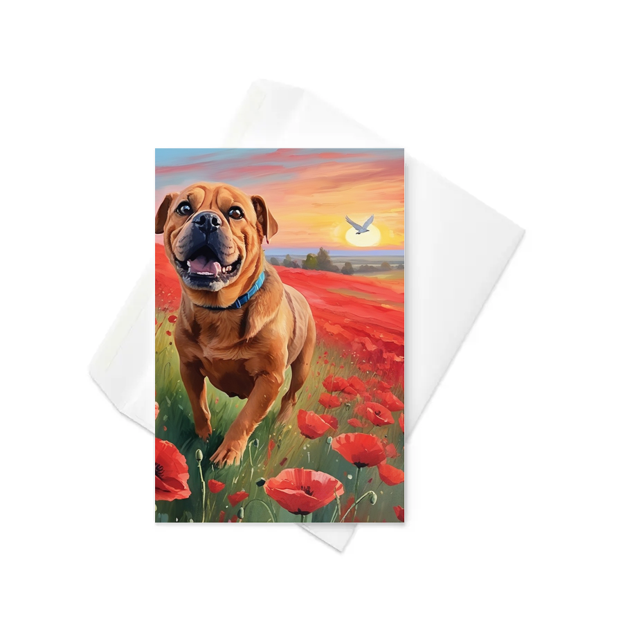 PugMug Custom Halina Greeting Card