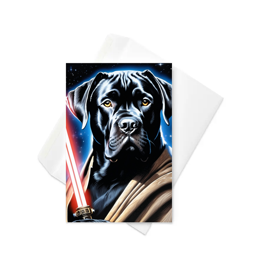 PugMug Custom Cane Corso Greeting Card
