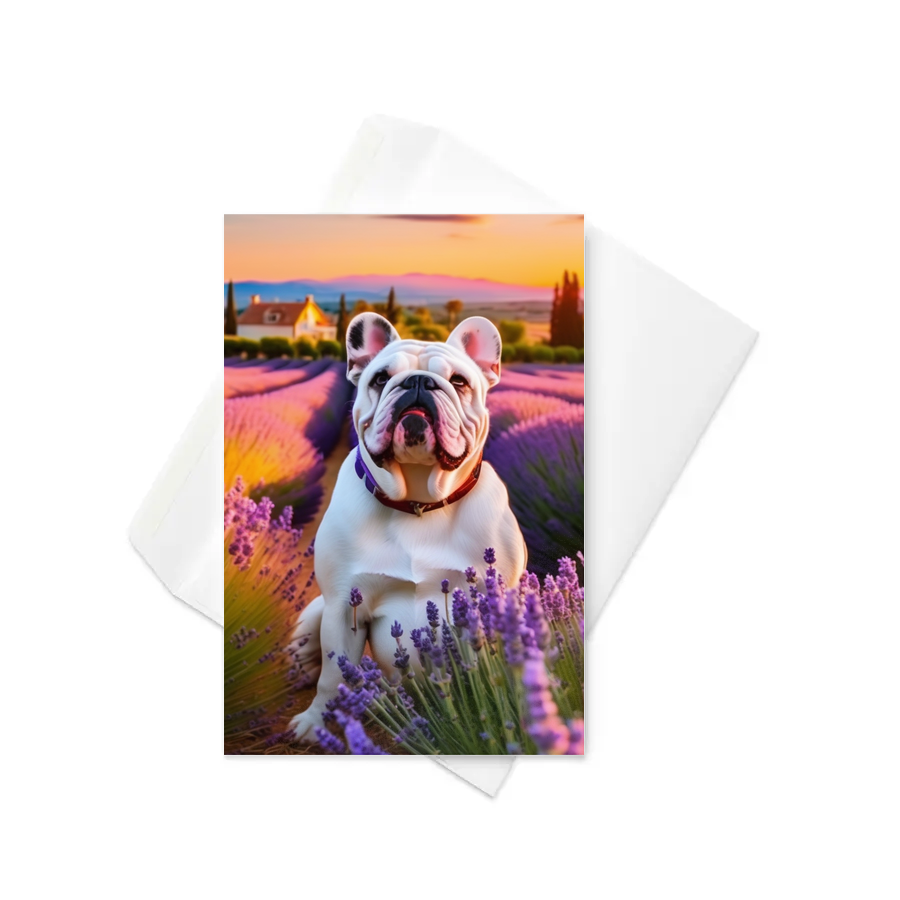 PugMug Custom Bulldog Greeting Card