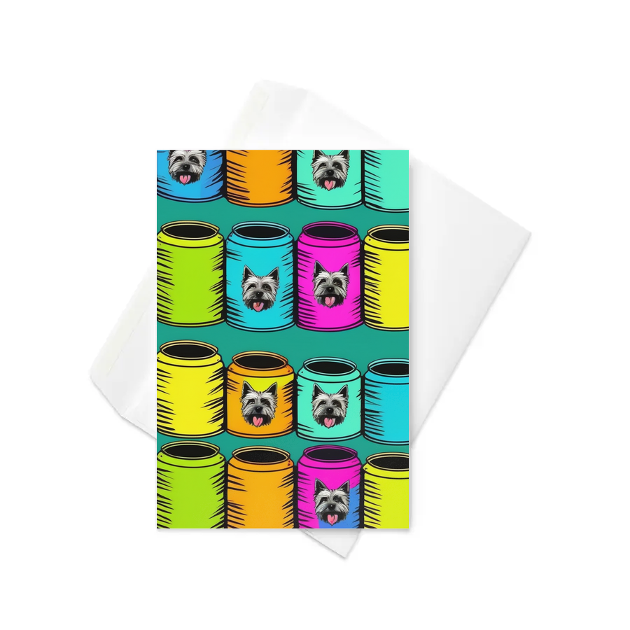 PugMug Custom Cairn Terrier Greeting Card