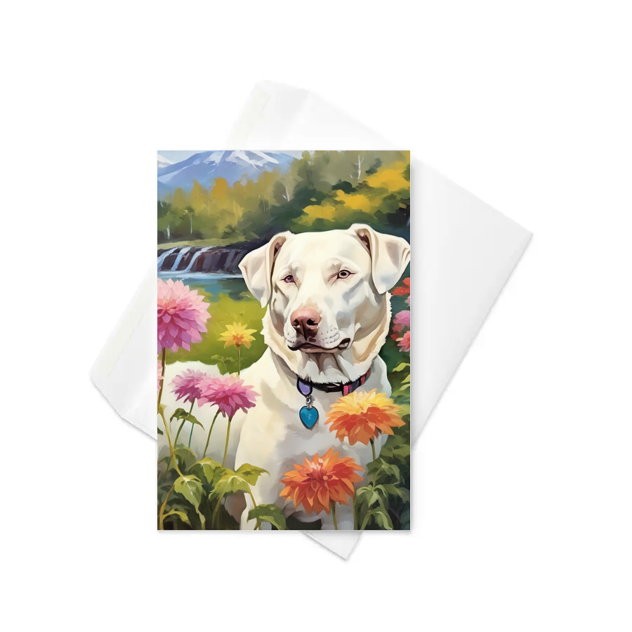 PugMug Custom Penny Greeting Card