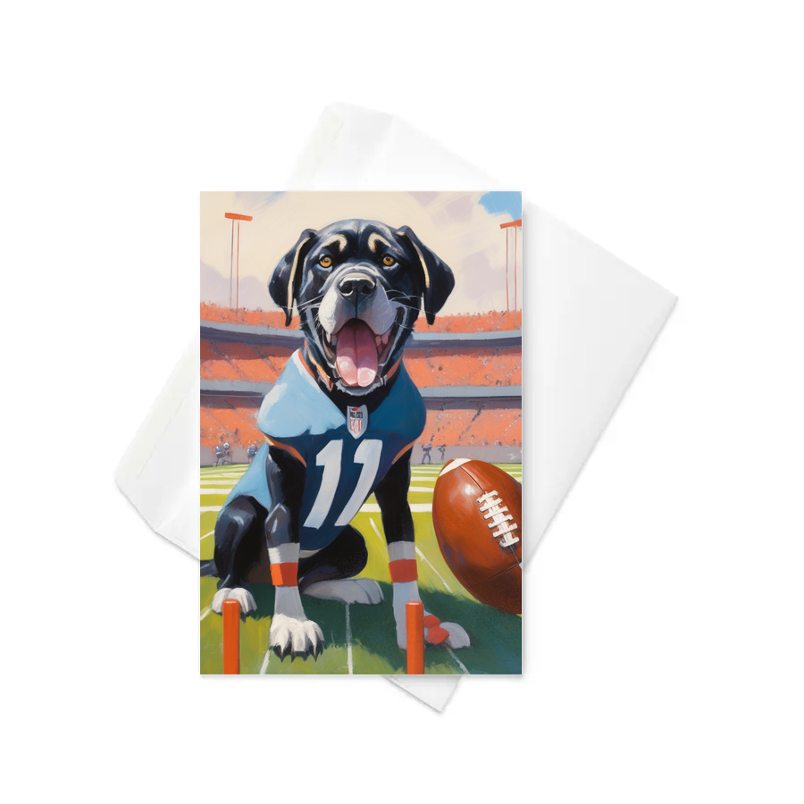 PugMug Custom Mastiff Greeting Card