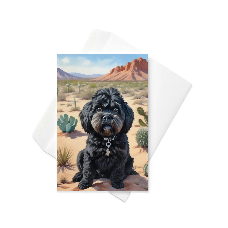 PugMug Custom Lily Greeting Card