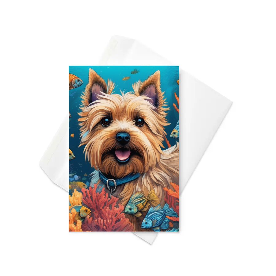 PugMug Custom Cairn Terrier Greeting Card