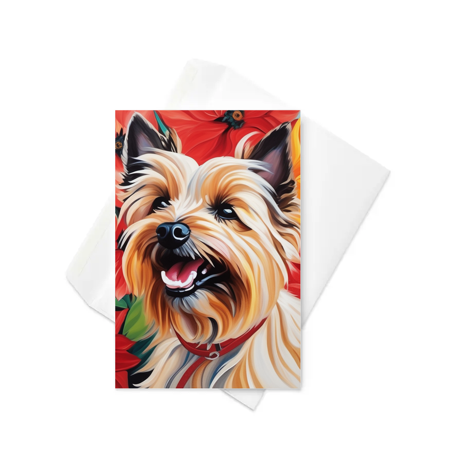 PugMug Custom Cairn Terrier Greeting Card