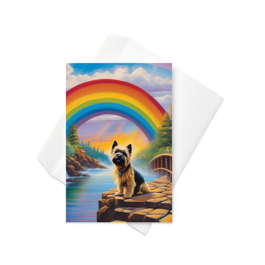 PugMug Custom Cairn Terrier Greeting Card