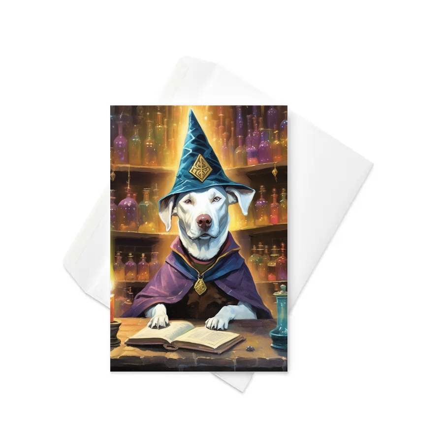 PugMug Custom Penny Greeting Card