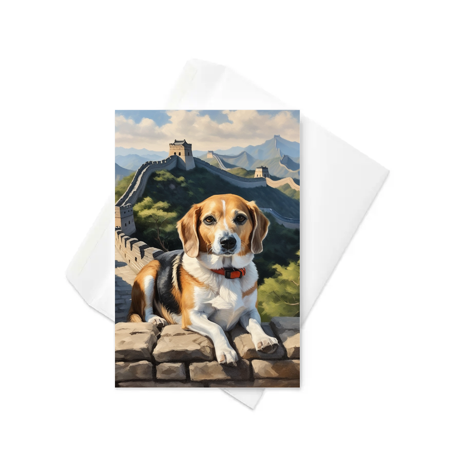 PugMug Custom Munchkin Greeting Card
