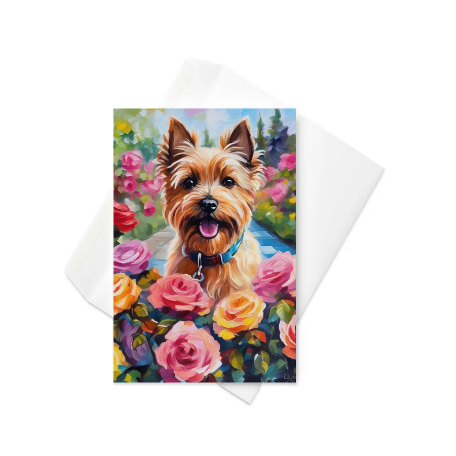 PugMug Custom Cairn Terrier Greeting Card