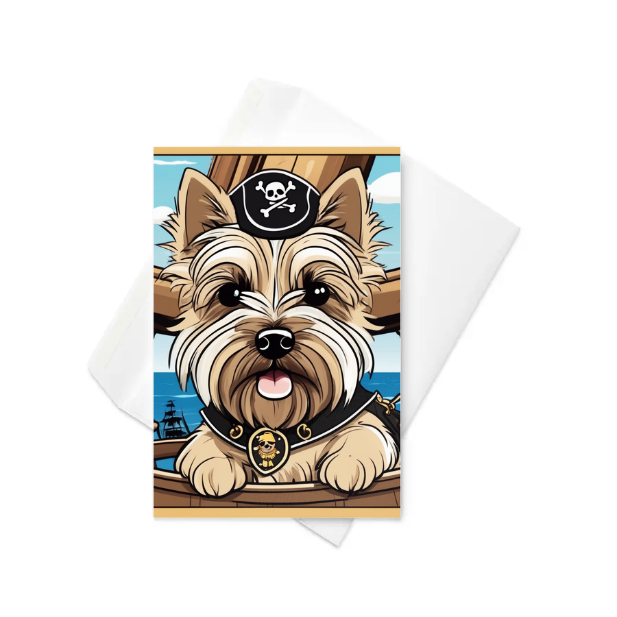 PugMug Custom Cairn Terrier Greeting Card