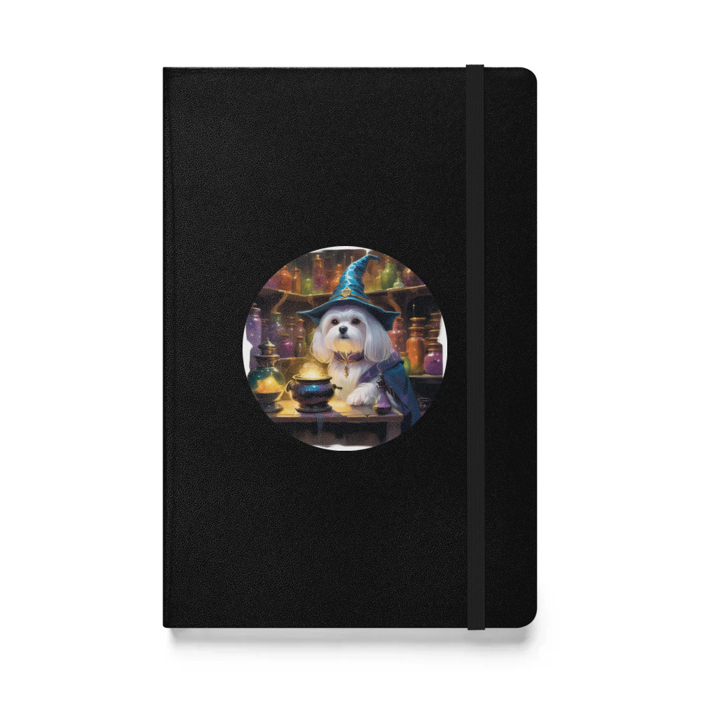 PugMug Custom Maltese Dog Hardcover Bound Notebook