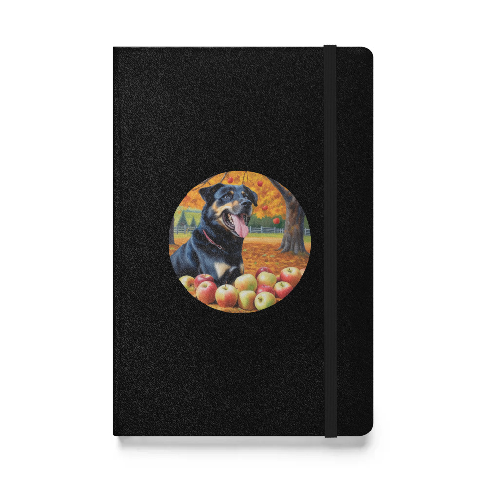 PugMug Custom Blue Hardcover Bound Notebook